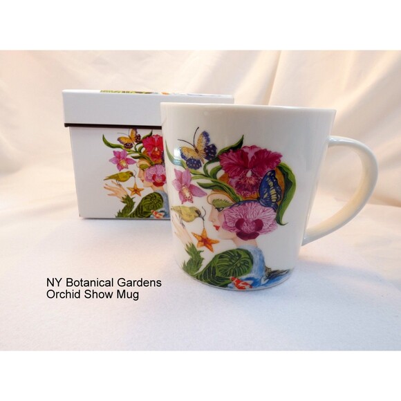 La Flora by Ron Tanovitz Boxed Mug - Decorative Bone China-Gardener-Flower Lover - Picture 8 of 10